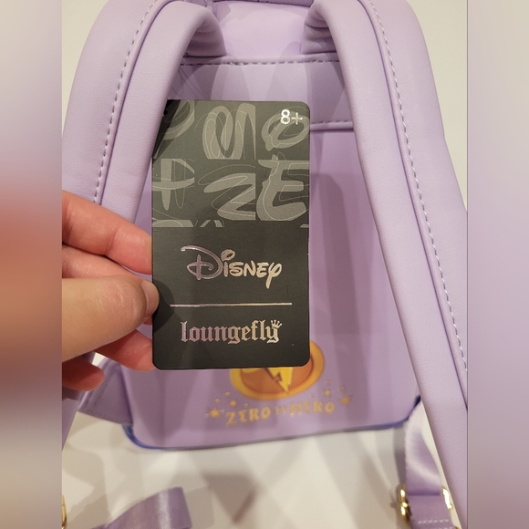 NEW Loungefly Disney Hercules Backpack Purple NWT Muses Clouds - Picture 10 of 10